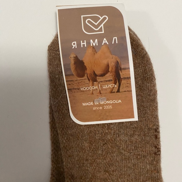Camel wool blend thermal socks size 35-36 Mongolia - Picture 5 of 6